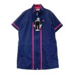 [ новый товар ]ADIDAS GOLF Adidas Golf N54225 короткий рукав Zip One-piece темно-синий серия L Golf одежда женский 