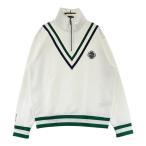 RLX Ralph Lauren половина Zip тренировочный футболка оттенок белого M Golf одежда мужской 