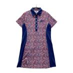 FILA GOLF filler Golf короткий рукав Polo One-piece цветочный принт темно-синий серия M Golf одежда женский 