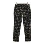 PEARLY GATES Pearly Gates стрейч длинные брюки тысяч птица Leopard рисунок оттенок коричневого 0 Golf одежда женский 