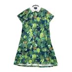 PEARLY GATES Pearly Gates короткий рукав Polo One-piece botanikaru рисунок оттенок зеленого 1 Golf одежда женский 