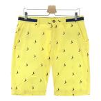 ADIDAS GOLF Adidas Golf N66085 шорты общий рисунок оттенок желтого L Golf одежда мужской 