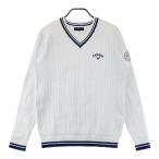 CALLAWAY Callaway V шея вязаный свитер оттенок белого LL Golf одежда мужской 