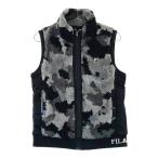 FILA GOLF filler Golf боа Zip лучший камуфляж камуфляж оттенок черного M Golf одежда женский 
