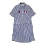 ADIDAS GOLF Adidas Golf короткий рукав One-piece полоса рисунок темно-синий серия M Golf одежда женский 