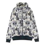 M.U SPORTS M You спорт с капюшоном длинный рукав Zip жакет общий рисунок оттенок черного 40 Golf одежда женский 