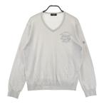MUNSING WEAR Munsingwear одежда V шея длинный рукав вязаный свитер серый серия LL Golf одежда мужской 