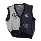 MUNSING WEAR Munsingwear одежда asimeto Lee вязаный лучший оттенок черного L Golf одежда мужской 