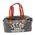 LE COQ GOLF Le Coq Golf сумка "Boston bag" в клетку серый серия Golf одежда 