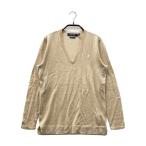 POLOGOLF Ralph Lauren Polo Golf шерсть V шея длинный рукав вязаный свитер оттенок бежевого XS Golf одежда женский 