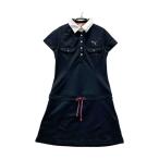 PUMA GOLF Puma Golf короткий рукав Polo One-piece оттенок черного M Golf одежда женский 