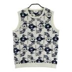 MUNSING WEAR Munsingwear одежда вязаный лучший общий рисунок оттенок белого M Golf одежда женский 