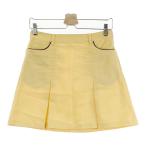 MUNSING WEAR Munsingwear одежда стрейч плиссировать переключатель юбка оттенок желтого M Golf одежда женский 