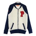 BEAMS GOLF Beams Golf боа длинный рукав Zip жакет оттенок белого S Golf одежда женский 