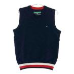 TOMMY HILFIGER GOLF Tommy Hilfiger Golf вязаный лучший Logo общий рисунок темно-синий серия M Golf одежда мужской 