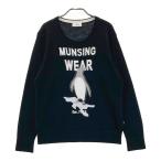 MUNSING WEAR Munsingwear одежда SL4323 шерсть . вязаный свитер стразы оттенок черного LL Golf одежда женский 