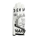 [ прекрасный товар ]MARK&amp;LONA Mark and rona перчатка левый рука для Skull оттенок белого S Golf одежда 