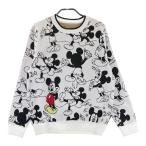 ADABAT Adabat ×DISNEY длинный рукав вязаный свитер Mickey Mouse рисунок оттенок белого 38 Golf одежда женский 