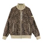 PEARLY GATES Pearly Gates тепловое хранение Zip жакет Leopard рисунок оттенок коричневого 0 Golf одежда женский 