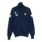 BEAMS GOLF Beams Golf кашемир вязаный Zip жакет темно-синий серия S Golf одежда женский 