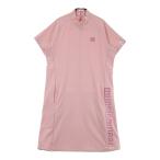 MUNSING WEAR Munsingwear одежда MEWTJJ01 половина Zip короткий рукав One-piece розовый серия LL Golf одежда женский 