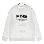 PING булавка вырез лодочкой футболка с длинным рукавом оттенок белого S Golf одежда мужской 