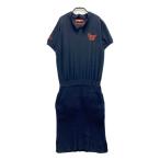 BEAMS GOLF Beams Golf шерсть . короткий рукав вязаный One-piece темно-синий серия L Golf одежда женский 