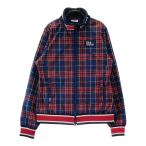 FILA GOLF filler Golf ; обратная сторона ворсистый длинный рукав жакет в клетку темно-синий серия L Golf одежда женский 