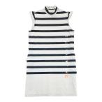 PEARLY GATES Pearly Gates с высоким воротником French рукав One-piece окантовка рисунок оттенок белого 2 Golf одежда женский 