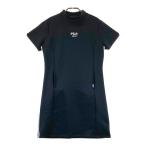 FILA GOLF filler Golf с высоким воротником короткий рукав One-piece оттенок черного L Golf одежда женский 