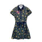 VIVA HEART viva Heart 018-61341 короткий рукав Polo One-piece цветочный принт темно-синий серия 42 Golf одежда женский 