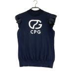CPG GOLFsi-pi-ji- Golf рукав оборка с высоким воротником вязаный свитер оттенок черного 2 Golf одежда женский 