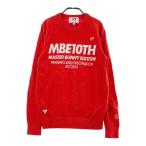 MASTER BUNNY EDITION тормозные колодки ba колено выпуск длинный рукав вязаный свитер оттенок красного 2 Golf одежда женский 
