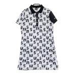 M.U SPORTS M You спорт короткий рукав Polo One-piece общий рисунок оттенок белого 42 Golf одежда женский 