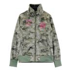 FILA GOLF filler Golf Zip жакет обратная сторона ворсистый Logo вышивка камуфляж рисунок хаки серия M Golf одежда женский 