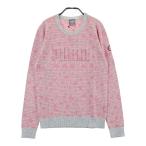 [ новый товар ]PUMA GOLF Puma Golf вязаный свитер en Boss Logo проверка × общий рисунок розовый серия M Golf одежда женский 