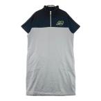 NEW BALANCE GOLF New balance половина Zip короткий рукав One-piece серый серия 1 Golf одежда женский 