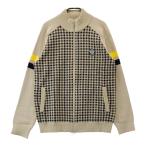 JACK BUNNY Jack ba колено вязаный Zip жакет в клетку оттенок коричневого 5 Golf одежда мужской 
