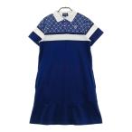 PEARLY GATES Pearly Gates короткий рукав Polo One-piece темно-синий серия 2 Golf одежда женский 