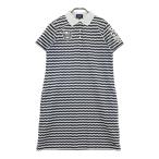 PEARLY GATES Pearly Gates короткий рукав Polo One-piece общий рисунок оттенок белого 2 Golf одежда женский 