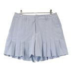 BEAMS GOLF Beams Golf стрейч плиссировать юбка-брюки брюки оттенок голубого L Golf одежда женский 