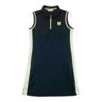 MUNSING WEAR Munsingwear одежда MEWRJJ01 половина Zip безрукавка Polo One-piece оттенок черного L Golf одежда женский 