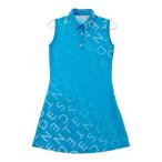 DESCENTE GOLF Descente Golf безрукавка Polo One-piece Logo рисунок оттенок голубого S Golf одежда женский 
