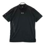 OAKLEY Oacley FOA401465mok шея короткий рукав футболка оттенок черного L Golf одежда мужской 
