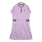 FILA GOLF filler Golf короткий рукав One-piece кромка плиссировать лиловый серия L Golf одежда женский 
