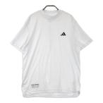 ADIDAS GOLF Adidas Golf 2024 год модели с высоким воротником короткий рукав футболка общий рисунок оттенок белого XL Golf одежда мужской 