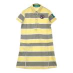 MUNSING WEAR Munsingwear одежда короткий рукав One-piece окантовка рисунок оттенок желтого L Golf одежда женский 