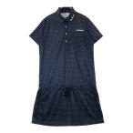 ADIDAS GOLF Adidas Golf короткий рукав One-piece точка рисунок оттенок черного L Golf одежда женский 