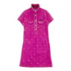 FILA GOLF filler Golf короткий рукав Polo One-piece общий рисунок розовый серия M Golf одежда женский 