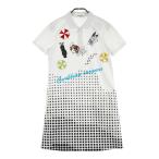 M.U SPORTS M You спорт короткий рукав One-piece точка рисунок оттенок белого 42 Golf одежда женский 